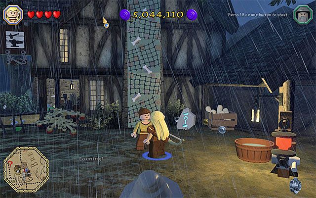 Ściana zarezerwowana dla goblina - Odnajdywanie mithrilowych klocków (61-65) - LEGO The Hobbit - poradnik do gry