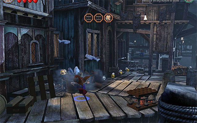 Przykładowa beczka z rybami - Białe pytajniki - opisy przejścia zadań (21-40) - LEGO The Hobbit - poradnik do gry