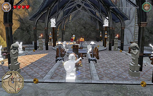 Platforma, na której przebywa elficki kowal - Białe pytajniki - opisy przejścia zadań (21-40) - LEGO The Hobbit - poradnik do gry