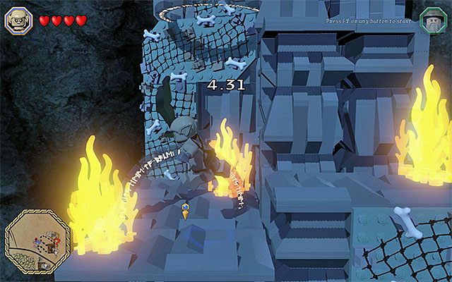 Uważaj po drodze na ogień - Białe pytajniki - opisy przejścia zadań (21-40) - LEGO The Hobbit - poradnik do gry