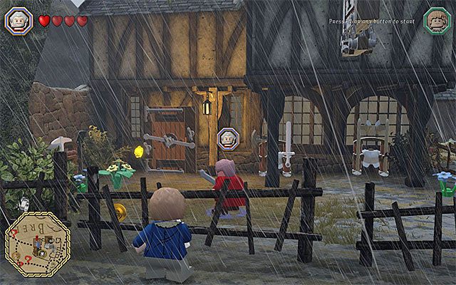 Siedziba kowala w Bree - Czerwone pytajniki - LEGO The Hobbit - poradnik do gry