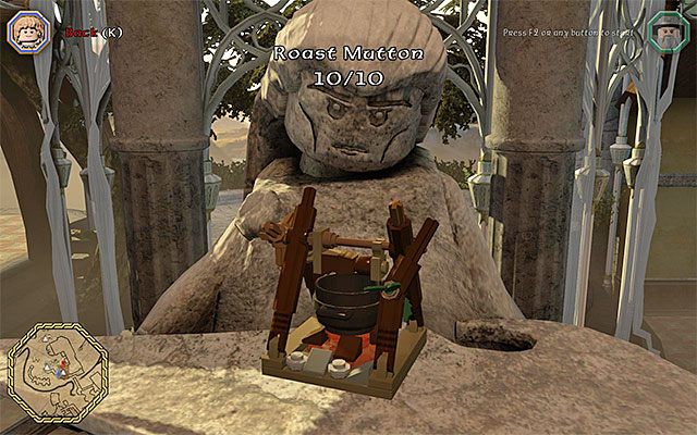 Przykładowy obiekt z kolekcji - Śródziemie - Ważne lokacje - LEGO The Hobbit - poradnik do gry