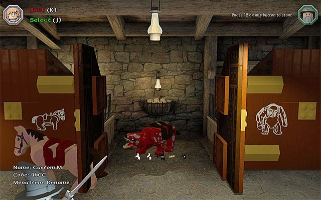 Przykładowa zmodyfikowana kreatura - Śródziemie - Ważne lokacje - LEGO The Hobbit - poradnik do gry