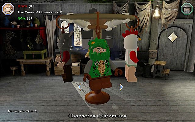 Przykładowa zmodyfikowana postać - Śródziemie - Ważne lokacje - LEGO The Hobbit - poradnik do gry