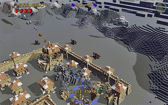 Skupiaj się głównie na niszczeniu miast i wiosek - Bonusowy poziom - LEGO The Hobbit - poradnik do gry
