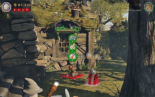 Podaruj żywność Bomburowi - Etap 9 (Queer Lodgings) - Chatka w lesie - LEGO The Hobbit - poradnik do gry