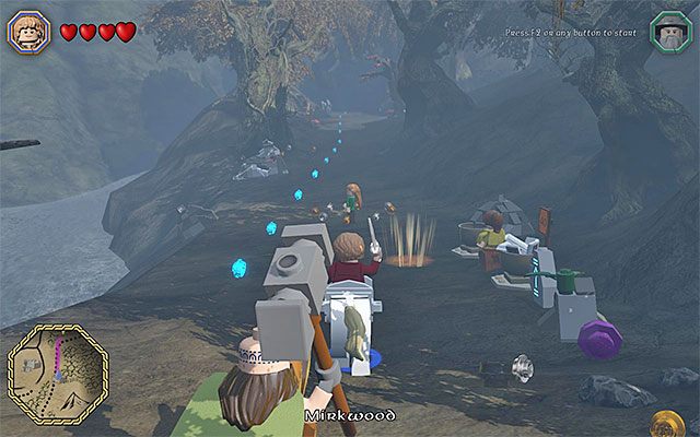 Droga do puszczy - Śródziemie - Dotarcie do Mrocznej Puszczy - LEGO The Hobbit - poradnik do gry