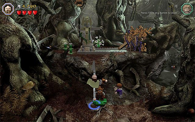Wdrap się na Noriego i Bifura - Etap 10 (Flies and Spiders) - Mroczna Puszcza - LEGO The Hobbit - poradnik do gry