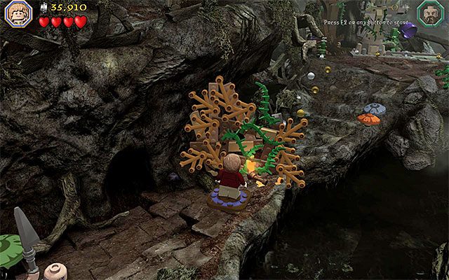 Musisz podpalić barykadę - Etap 10 (Flies and Spiders) - Mroczna Puszcza - LEGO The Hobbit - poradnik do gry