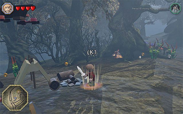 Wyrusz na północ - Śródziemie - Przeprawa przez Leśne Królestwo - LEGO The Hobbit - poradnik do gry