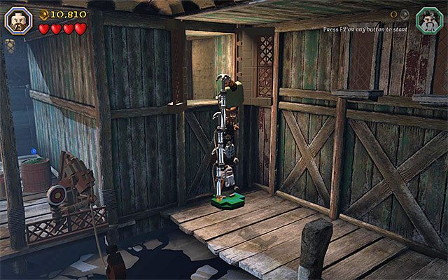 Miejsce utworzenia wieży z krasnoludów - Etap 12 (A Warm Welcome) - Zbrojownia - LEGO The Hobbit - poradnik do gry