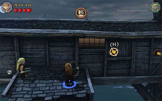 Skorzystaj po drodze z łuku - Etap 12 (A Warm Welcome) - Pojedynek z Bolgiem - LEGO The Hobbit - poradnik do gry