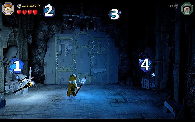 Zacznij od wybrania Radagasta (Radagast) i wyleczenia nietoperza - Etap 13 (Looking for Proof) - Grobowiec czarnoksiężnika z Angmaru - LEGO The Hobbit - poradnik do gry