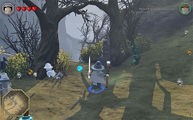 Okolice twierdzy - Śródziemie - Podróż do twierdzy Dol Guldur - LEGO The Hobbit - poradnik do gry