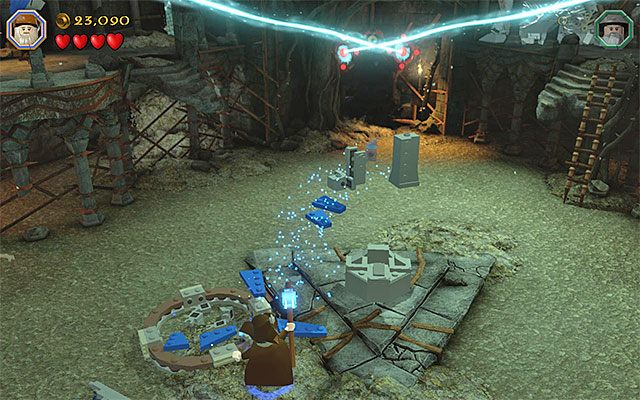 Miejsce zbudowania trzeciej wieży - Etap 14 (The Necromancer) - Zewnętrzna część twierdzy - LEGO The Hobbit - poradnik do gry