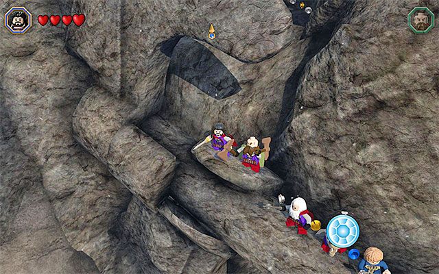Okolice miejsca rozpoczęcia ostatniego etapu gry - Śródziemie - Dotarcie do skarbca Samotnej Góry - LEGO The Hobbit - poradnik do gry