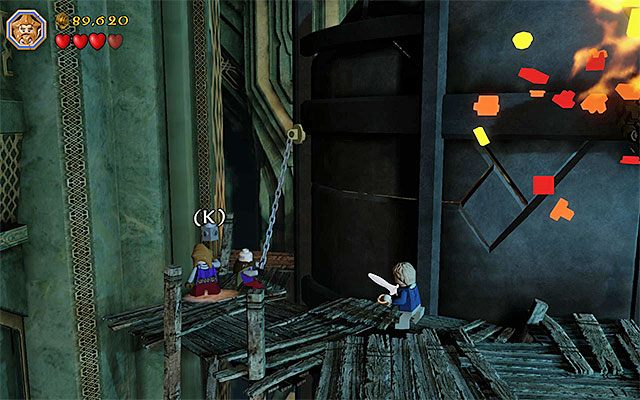 Ostatni z sojuszników wymagających wsparcia - Etap 16 (Inside Information) - Pokonanie Smauga - LEGO The Hobbit - poradnik do gry