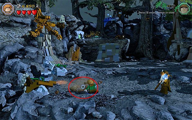 Klucz zakopano w ziemi - Etap 8 (Out of the Frying Pan...) - LEGO The Hobbit - poradnik do gry