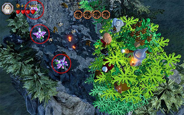 Celuj w fioletowe rośliny - Etap 8 (Out of the Frying Pan...) - LEGO The Hobbit - poradnik do gry