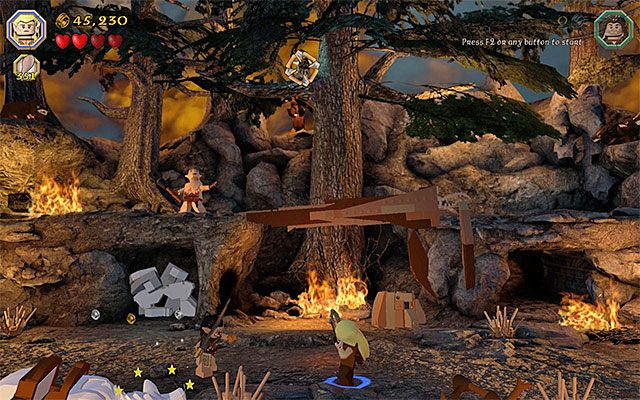 Wymagania: łuk (np - Etap 8 (Out of the Frying Pan...) - LEGO The Hobbit - poradnik do gry