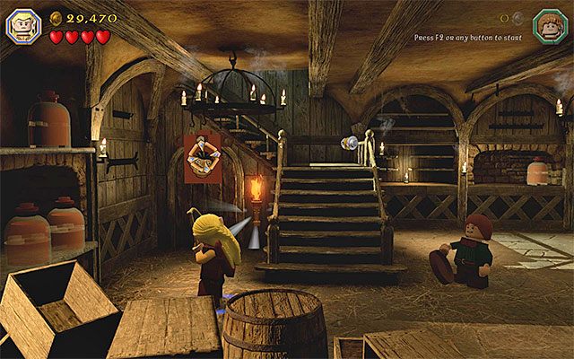 Jedna z trzech tarcz - Etap 9 (Queer Lodgings) - LEGO The Hobbit - poradnik do gry