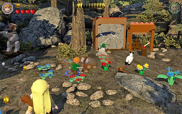 Wykop minizestaw z pomocą łopaty - Etap 9 (Queer Lodgings) - LEGO The Hobbit - poradnik do gry