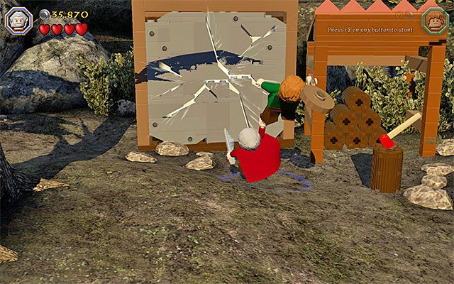 Wymagania: akcja zespołowa (Buddy-Up) - Etap 9 (Queer Lodgings) - LEGO The Hobbit - poradnik do gry