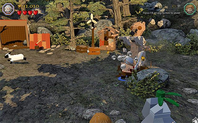 Jeden z niedźwiadków - Etap 9 (Queer Lodgings) - LEGO The Hobbit - poradnik do gry