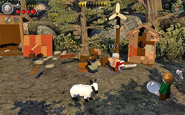 Miejsce, w którym musisz skonstruować tarczę - Etap 9 (Queer Lodgings) - LEGO The Hobbit - poradnik do gry