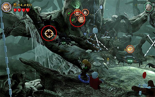 Trzeci i czwarty pająk - Etap 10 (Flies and Spiders) - LEGO The Hobbit - poradnik do gry