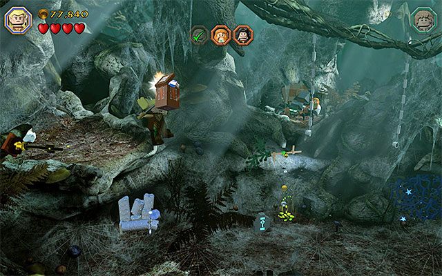 Doskocz z lewej półki do minizestawu - Etap 10 (Flies and Spiders) - LEGO The Hobbit - poradnik do gry