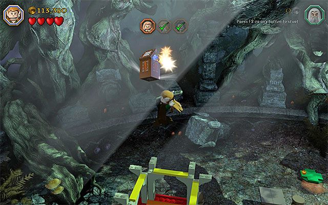 Odbijaj się grając elfem - Etap 10 (Flies and Spiders) - LEGO The Hobbit - poradnik do gry