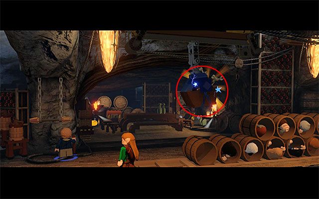 Wymagania: laska (dowolny czarodziej) - Etap 11 (Barrels Out of Bond) - LEGO The Hobbit - poradnik do gry