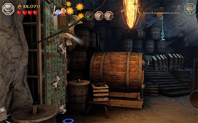 Użyj unikalnej umiejętności goblina - Etap 11 (Barrels Out of Bond) - LEGO The Hobbit - poradnik do gry