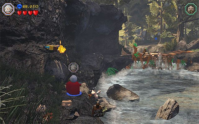 Użyj w odpowiednim miejscu cepa - Etap 11 (Barrels Out of Bond) - LEGO The Hobbit - poradnik do gry