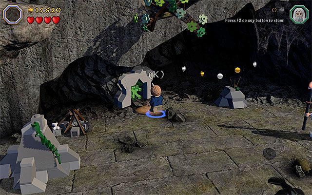 Właz prowadzący do półki z zaczepem - Etap 13 (Looking for Proof) - LEGO The Hobbit - poradnik do gry