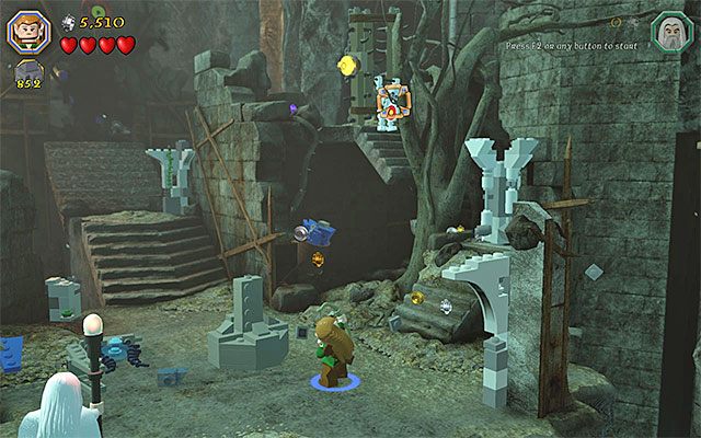 Druga tarcza - Etap 14 (The Necromancer) - LEGO The Hobbit - poradnik do gry