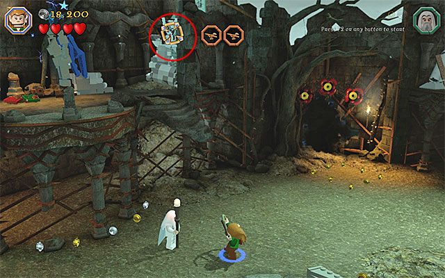 Czwarta tarcza - Etap 14 (The Necromancer) - LEGO The Hobbit - poradnik do gry