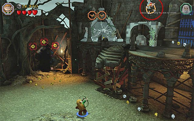 Piąta tarcza - Etap 14 (The Necromancer) - LEGO The Hobbit - poradnik do gry