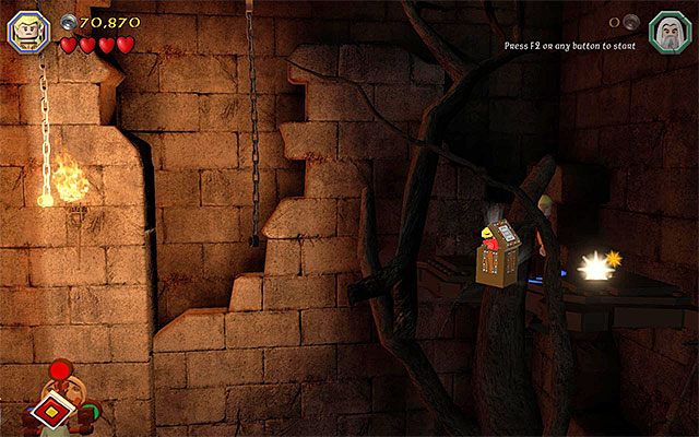 Półka z minizestawem - Etap 14 (The Necromancer) - LEGO The Hobbit - poradnik do gry