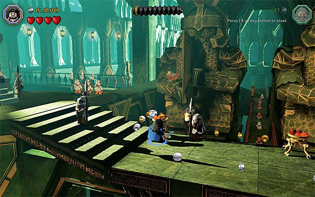 Droga do zamkniętej bramy - Etap 1 (Greatest Kingdom in Middle-Earth) - Wnętrze Samotnej Góry - LEGO The Hobbit - poradnik do gry