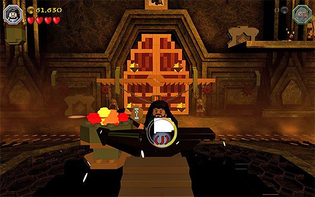 Kolejny krok to wykucie klucza - Etap 1 (Greatest Kingdom in Middle-Earth) - Wnętrze Samotnej Góry - LEGO The Hobbit - poradnik do gry