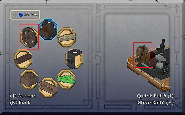 Możesz już ustawić się na płycie tworzenia (Craft Plate) zlokalizowanej po lewej stronie - Etap 1 (Greatest Kingdom in Middle-Earth) - Wnętrze Samotnej Góry - LEGO The Hobbit - poradnik do gry