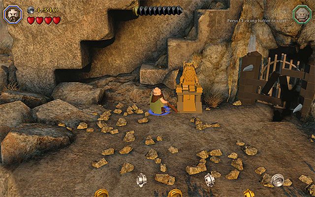 Pierwszy posąg - Etap 15 (On the Doorstep) - LEGO The Hobbit - poradnik do gry