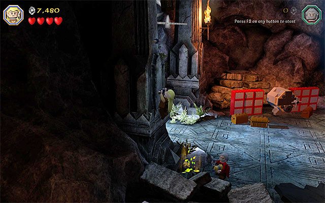 Doskakuj do kolejnych krawędzi - Etap 15 (On the Doorstep) - LEGO The Hobbit - poradnik do gry