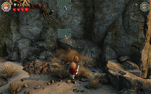 Dokończ budowę ściany do wspinaczki - Etap 15 (On the Doorstep) - LEGO The Hobbit - poradnik do gry