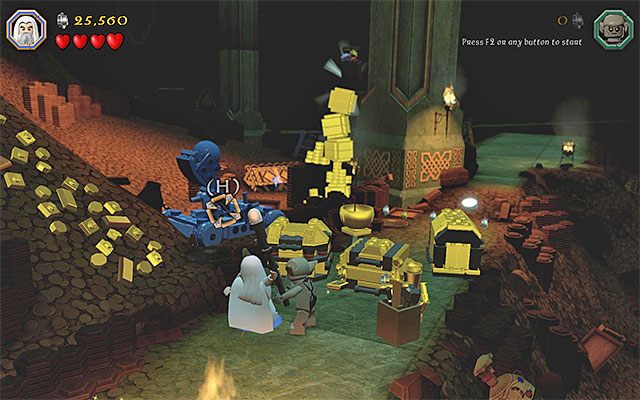 Wyceluj w niebieską katapultę - Etap 16 (Inside Information) - LEGO The Hobbit - poradnik do gry