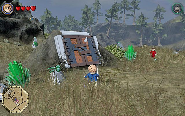 Wejście do jaskini - Białe pytajniki - opisy przejścia zadań (1-20) - LEGO The Hobbit - poradnik do gry