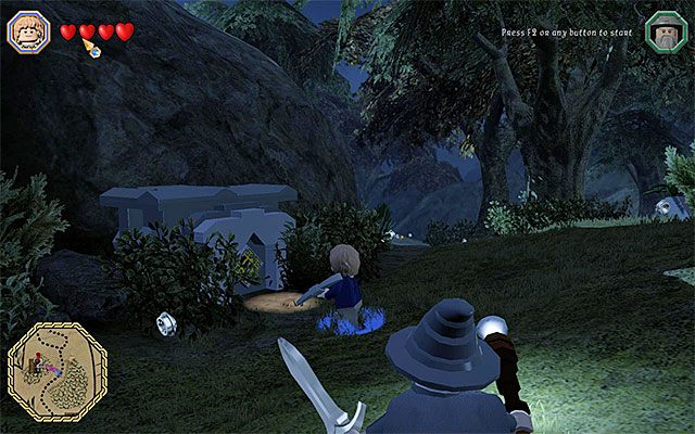 Właz - Białe pytajniki - opisy przejścia zadań (41-60) - LEGO The Hobbit - poradnik do gry