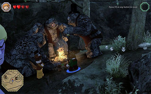 Miejsce użycia nasion - Białe pytajniki - opisy przejścia zadań (41-60) - LEGO The Hobbit - poradnik do gry